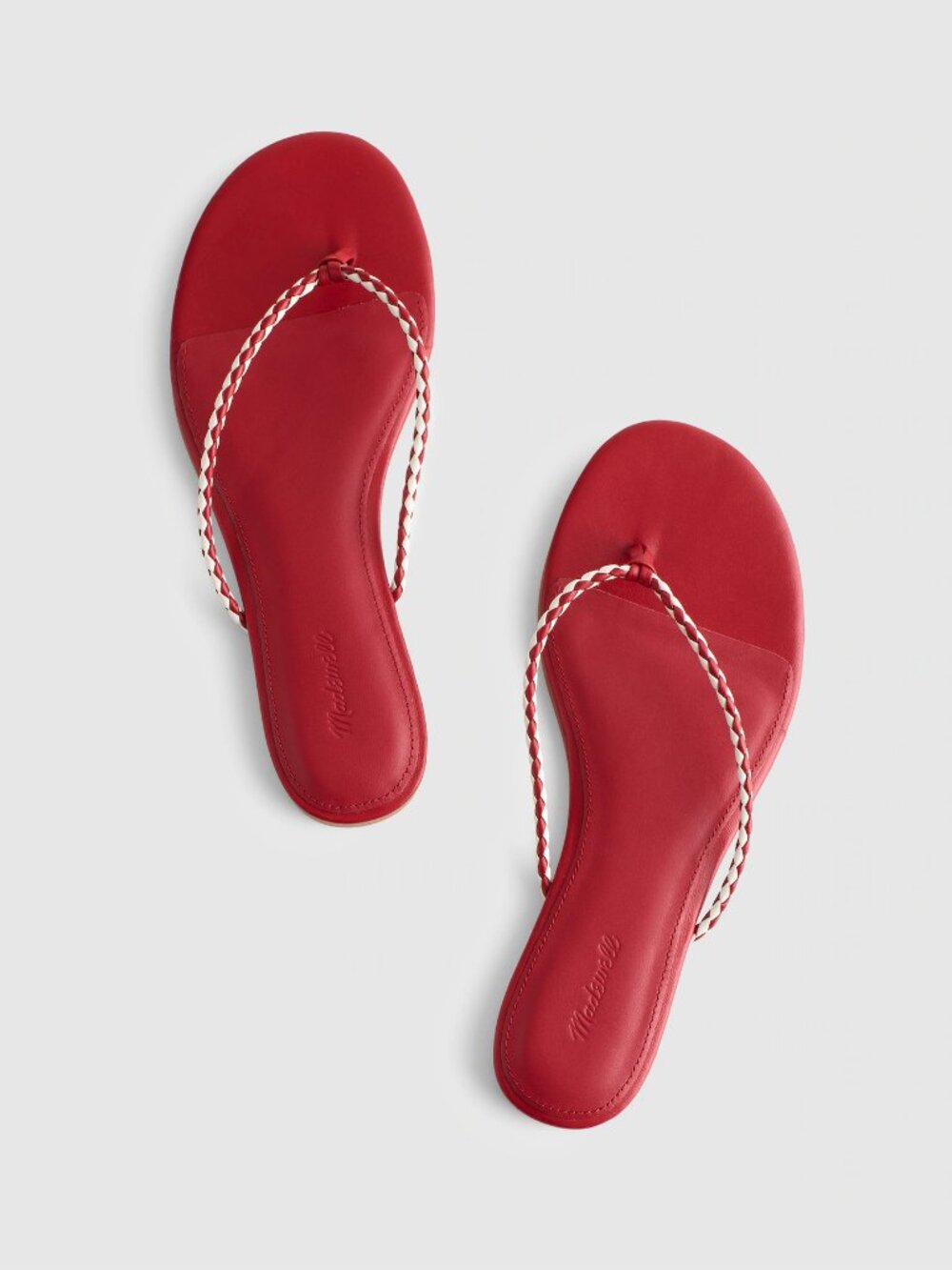 Madewell The Iggy Braided Thong Sandal